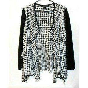 St. John Black Label Waterfall Cardigan Sweater Me